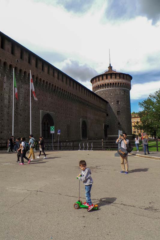 Fachadas Castillo Sforzesco