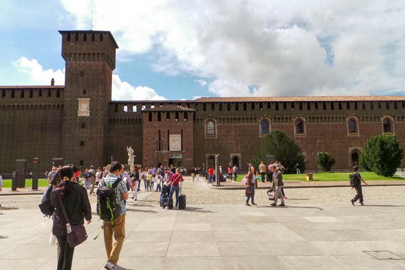 Fachadas Castillo Sforzesco