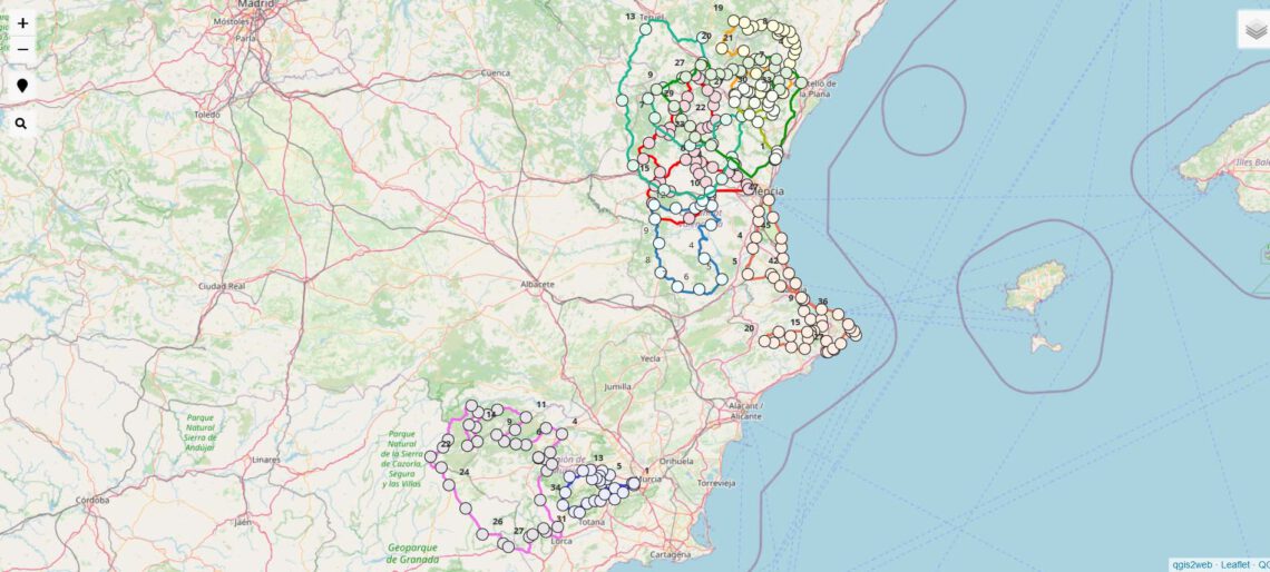 Rutas por Valencia y Murcia